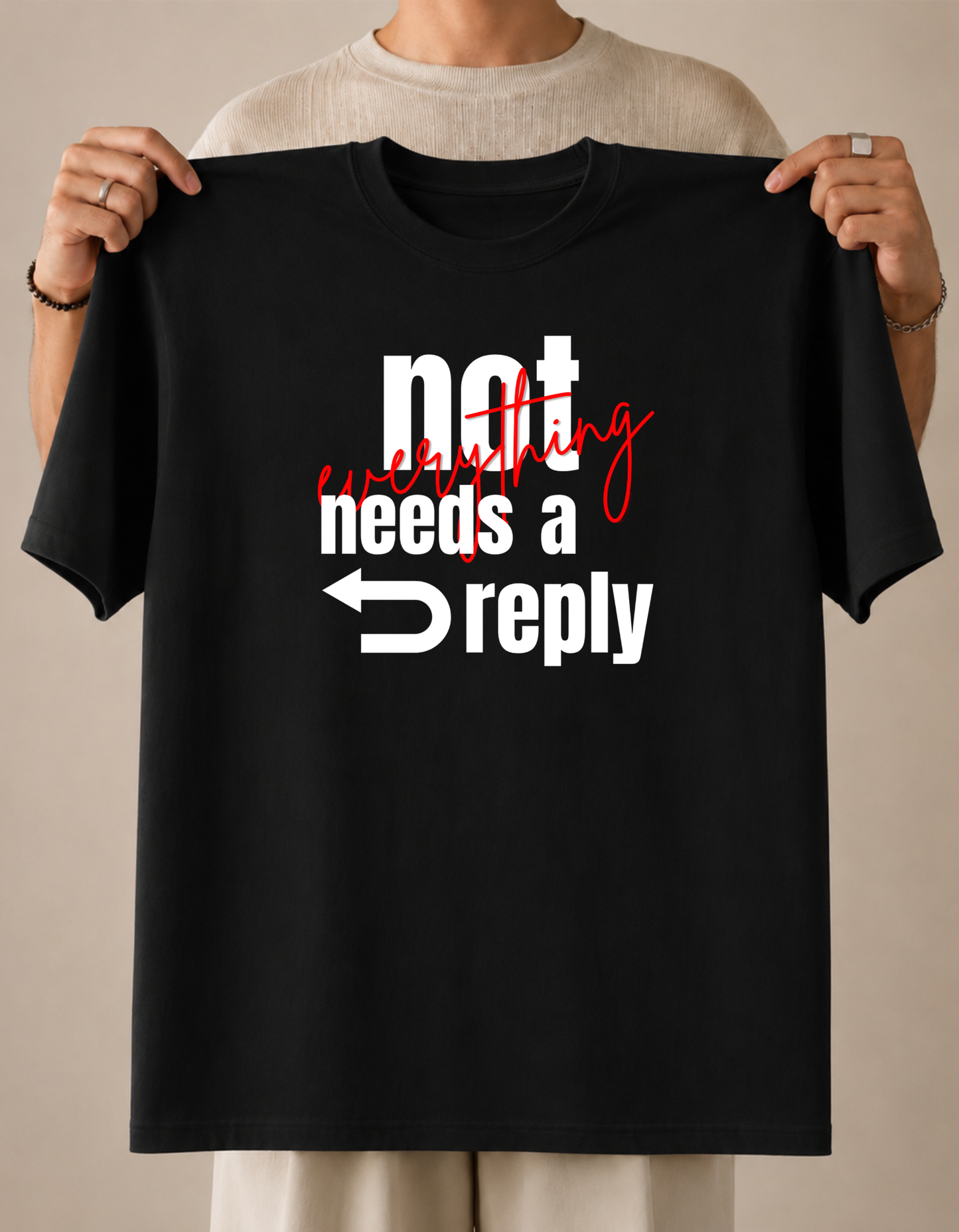 no reply. | unisex t-shirt