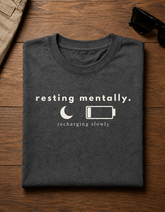 resting mentally. | unisex t-shirt