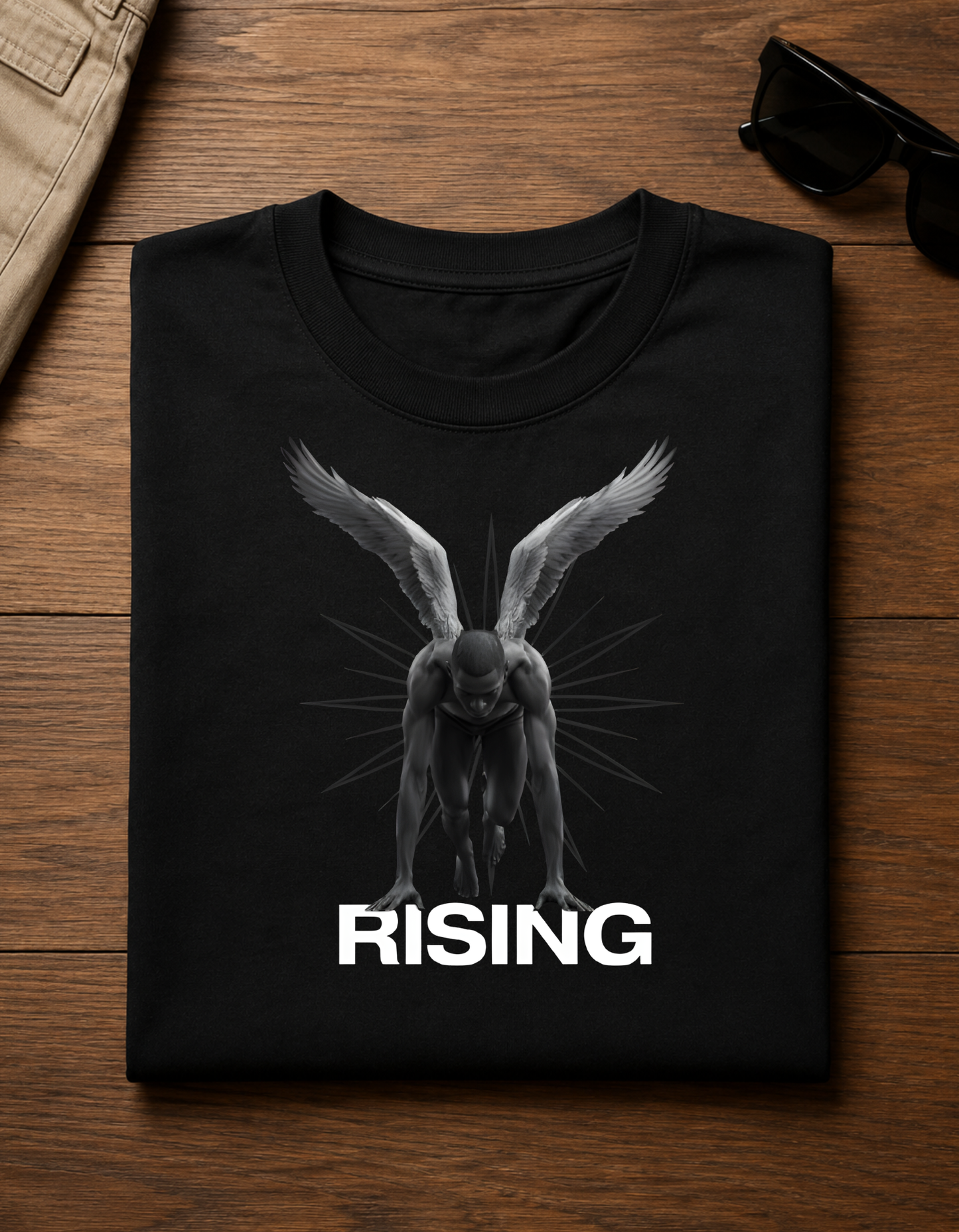 rising | oversized unisex t-shirt