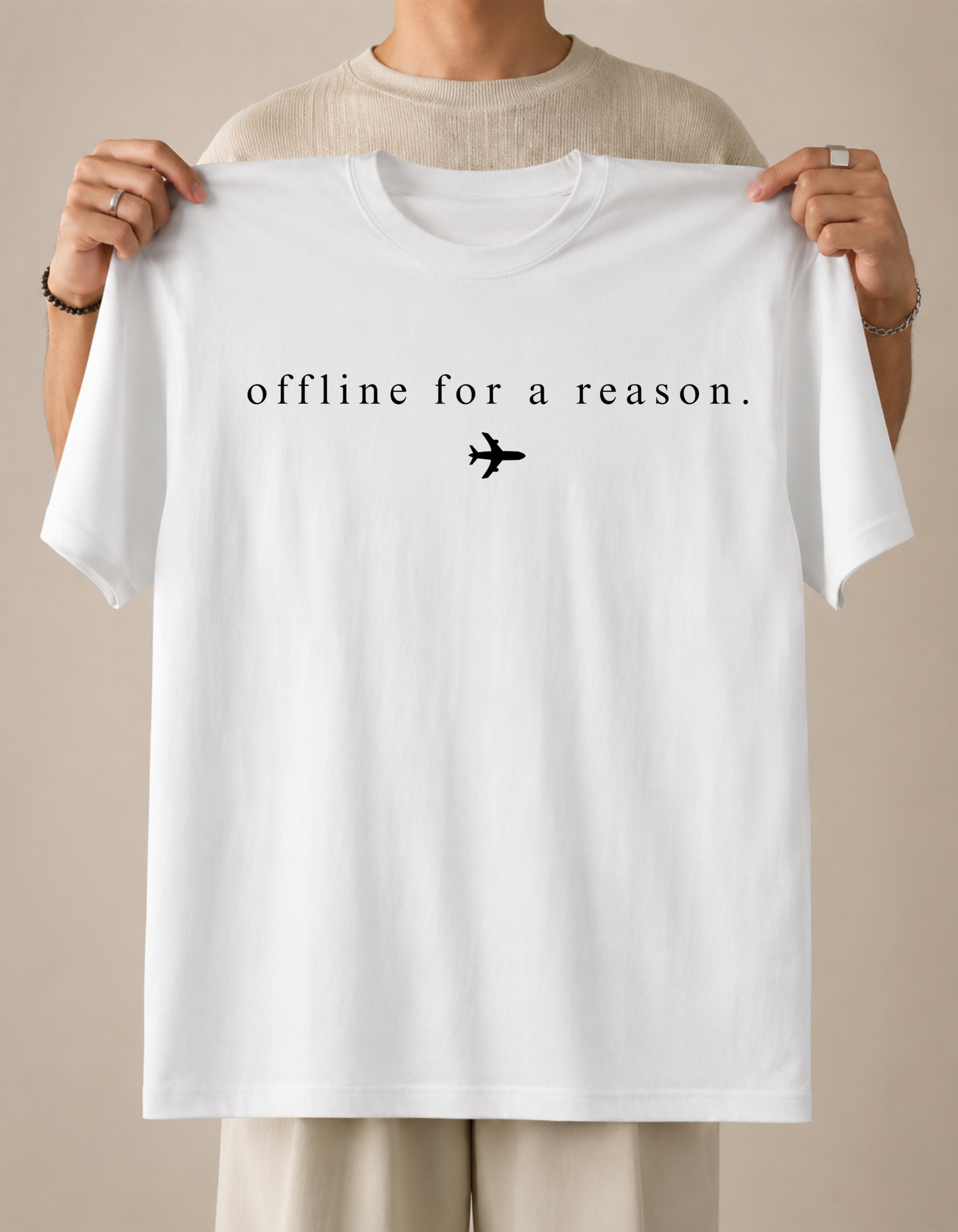 offline for a reason. | unisex t-shirt