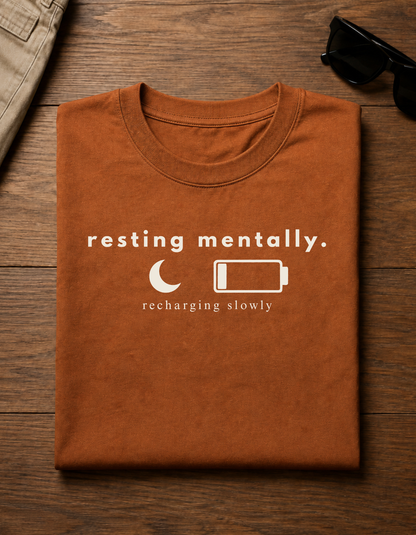 resting mentally. | unisex t-shirt