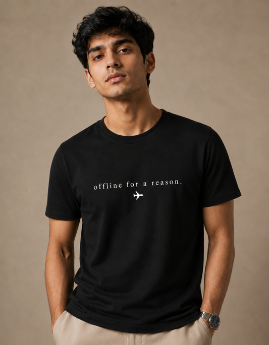 offline for a reason. | unisex t-shirt
