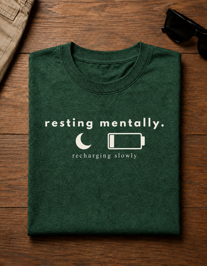resting mentally. | unisex t-shirt