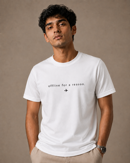 offline for a reason. | unisex t-shirt